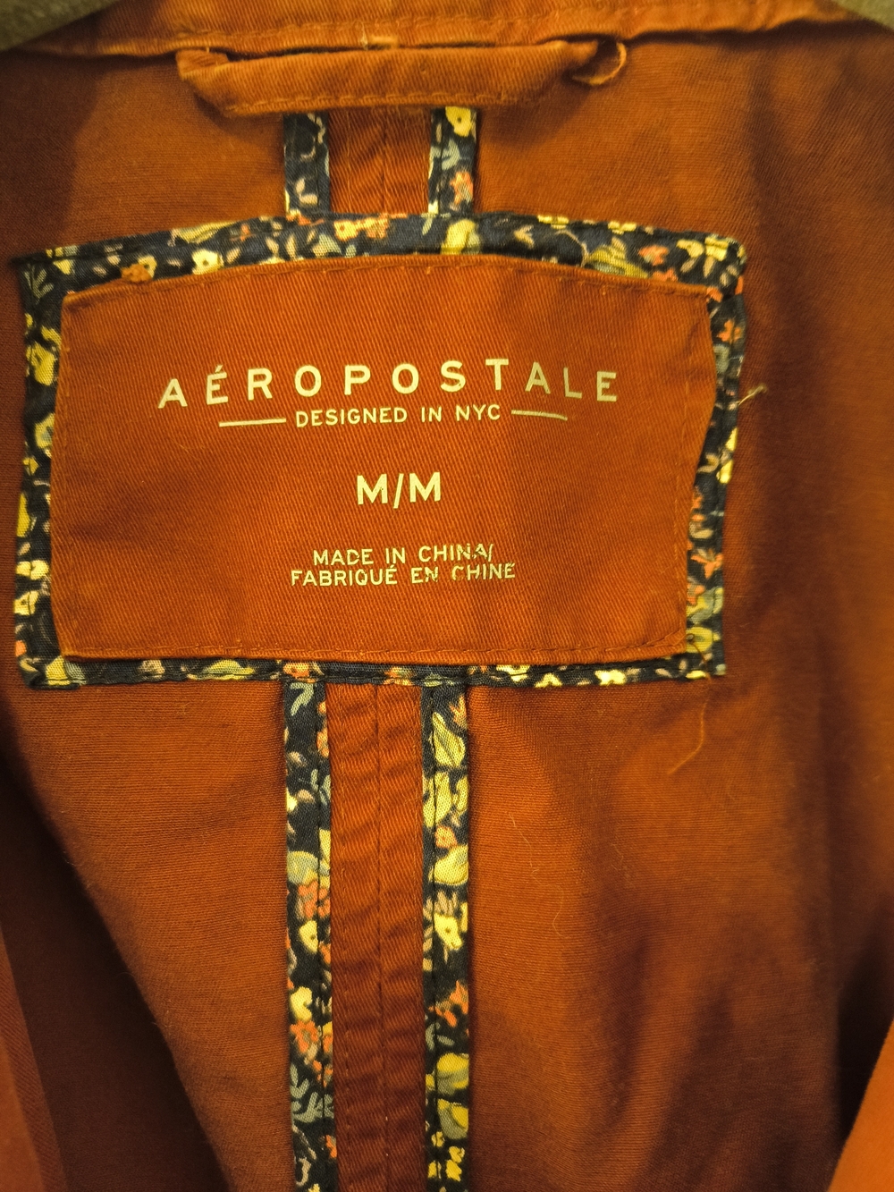 Aeropostale Women's Rust Utility Jacket - Picture 2 of 8